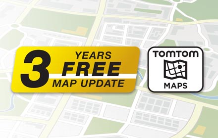 TomTom Maps with 3 Years Free-of-charge updates - X803DC-U