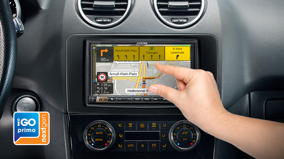 Integrated Navigation in your Mercedes ML/GL - INE-W720ML